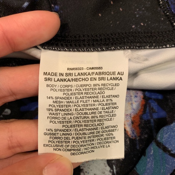 Nike Dri-Fit power victory print mesh tights leggings Medium - Picture 10 of 10